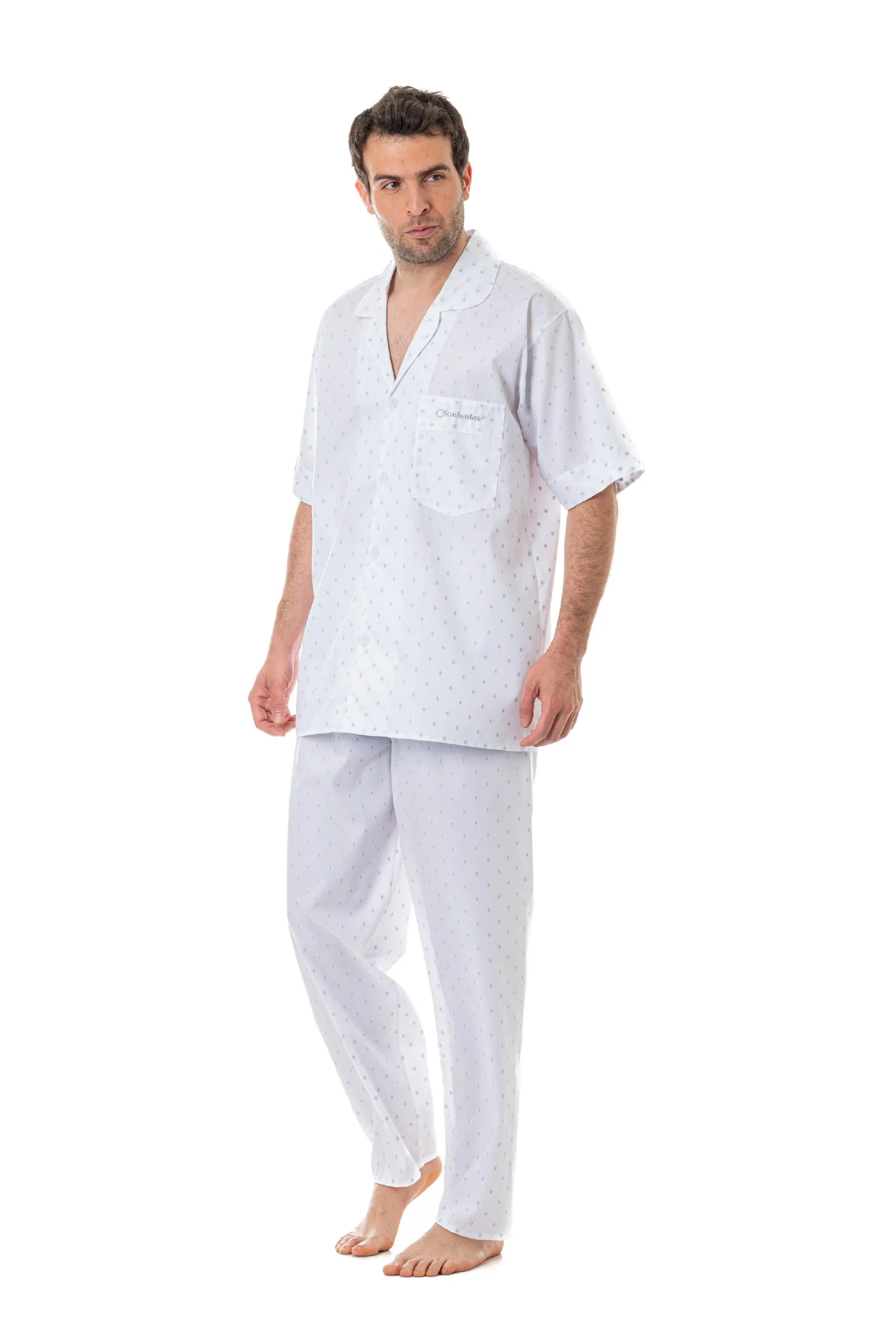 JJ ROMBOS BLANCO CELESTE