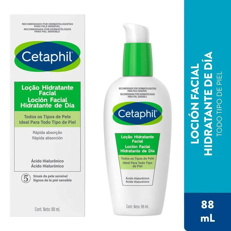 Cetaphil Locion Facial Hidratante Dia Frasco X 88 Ml
