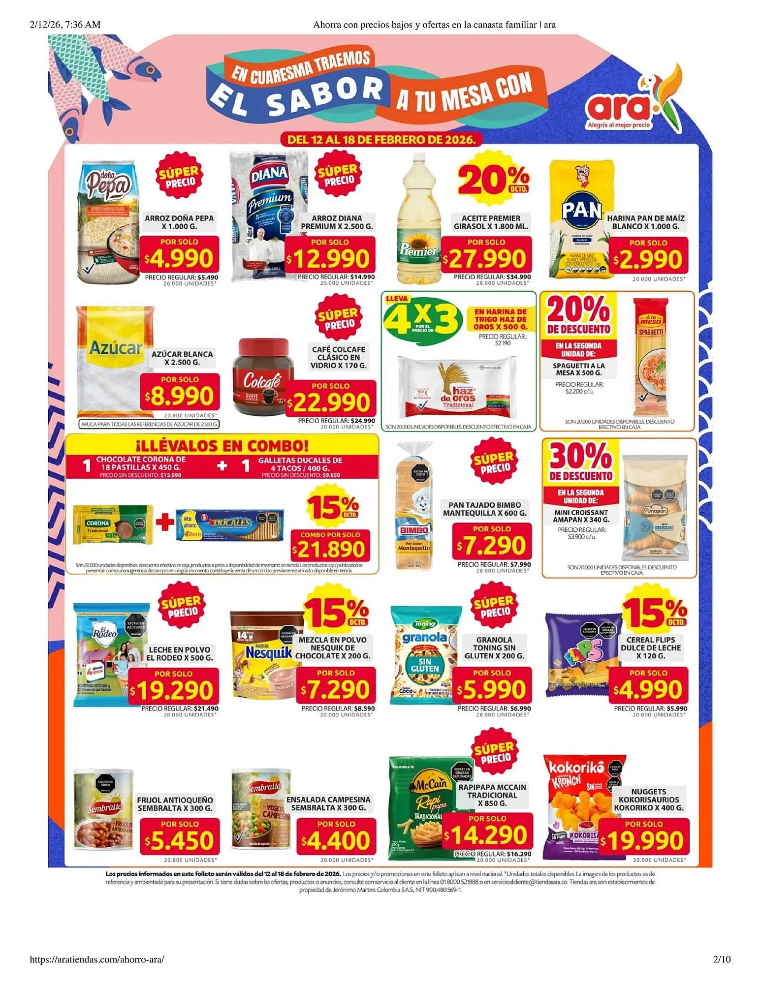 Catalogo de Catálogo Ara 12 de febrero al 18 de febrero 2026 - Pag 2