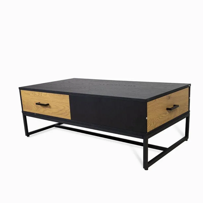 Mesa centro west negro 40x110x60