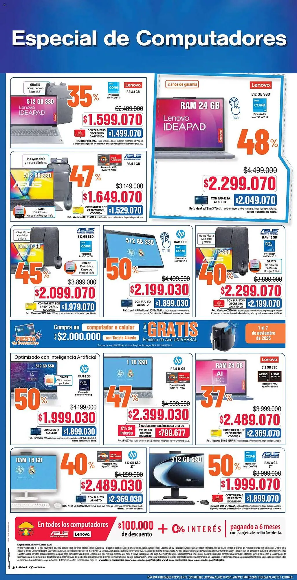 Catalogo de Catálogo Alkosto 1 de noviembre al 7 de noviembre 2025 - Pag 2