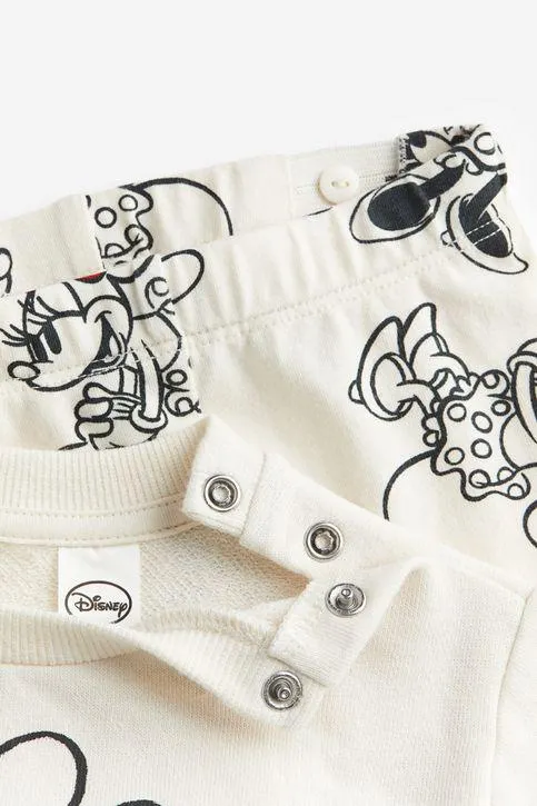 Conjunto estampado de 2 piezas en algodón