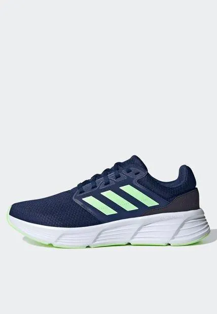 Tenis Running Azul Oscuro-Blanco-Verde Menta adidas Performance Galaxy 6 M