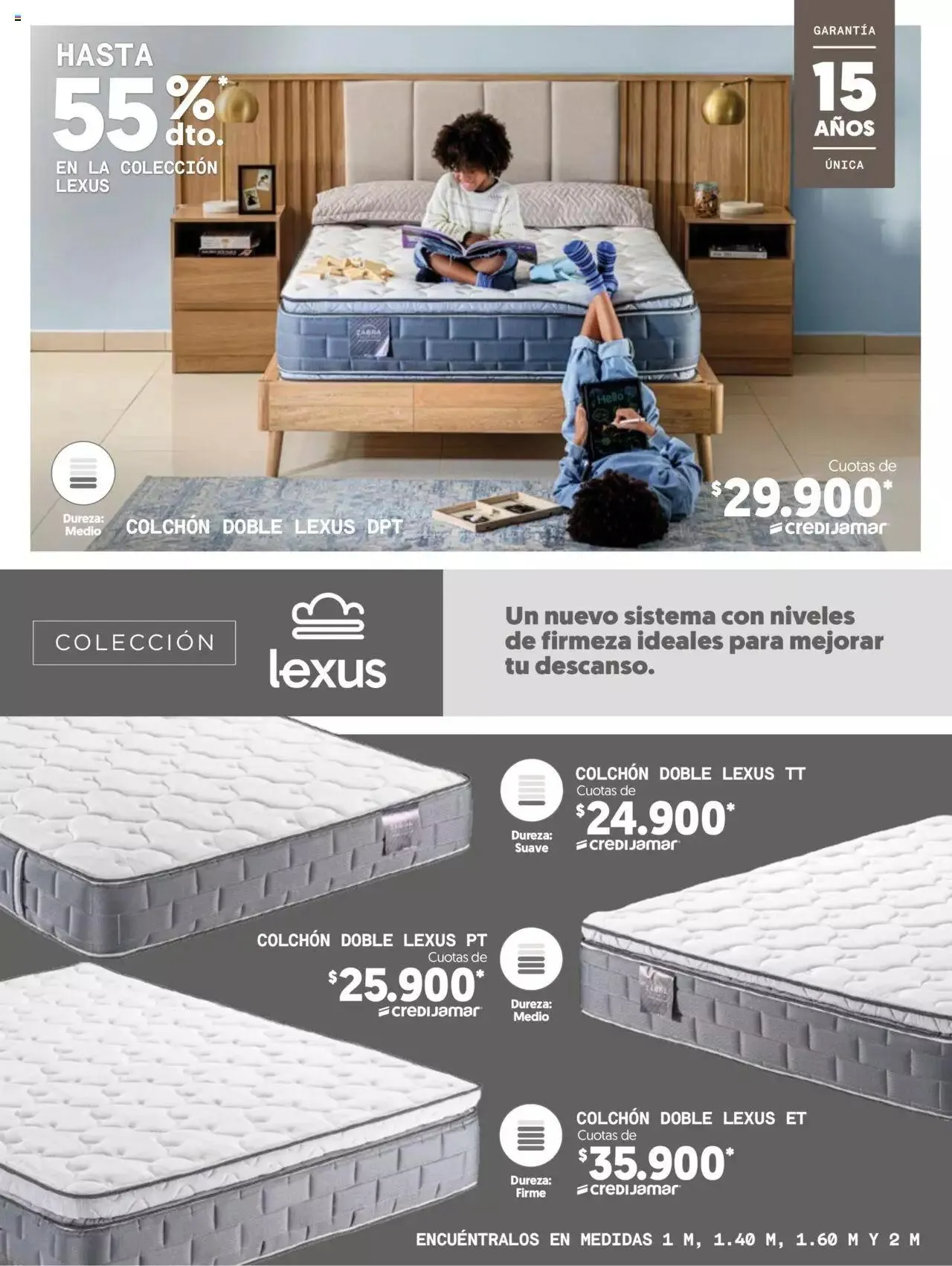 Catalogo de Muebles jamar - Colchones 18 de junio al 31 de diciembre 2024 - Pag 4