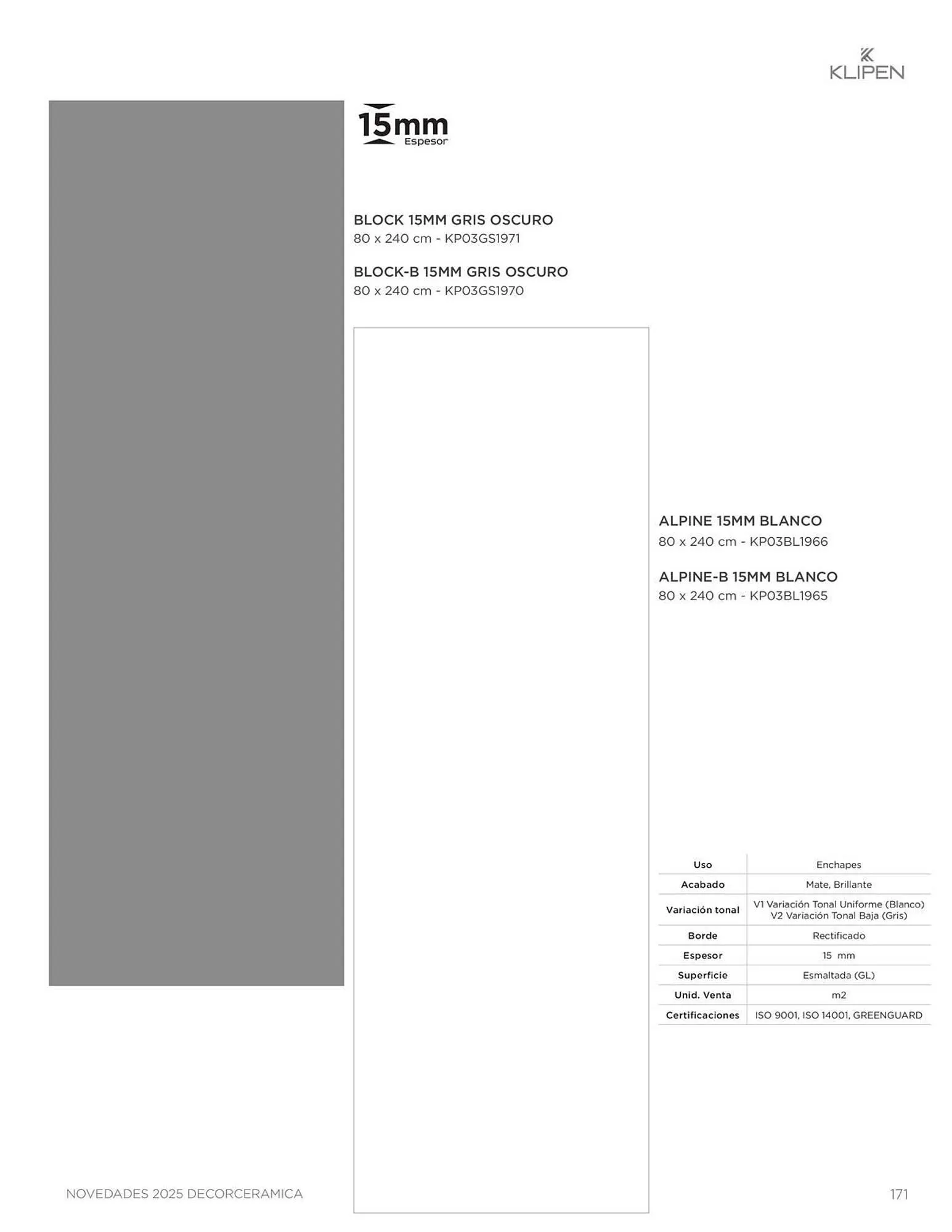 Catalogo de Catálogo Decorceramica 9 de diciembre al 31 de diciembre 2025 - Pag 171