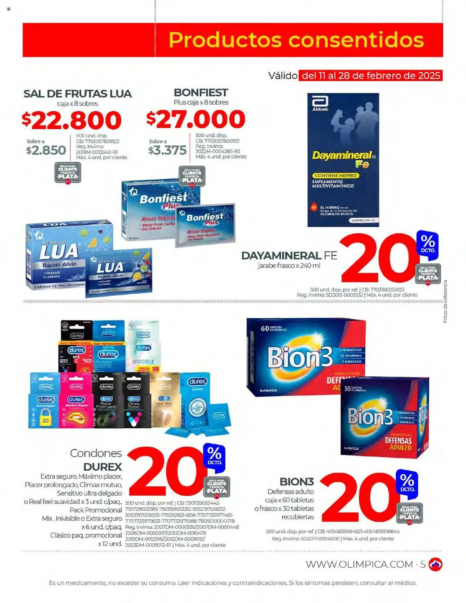 Catalogo de Catálogo Olímpica 1 de febrero al 28 de febrero 2025 - Pag 5