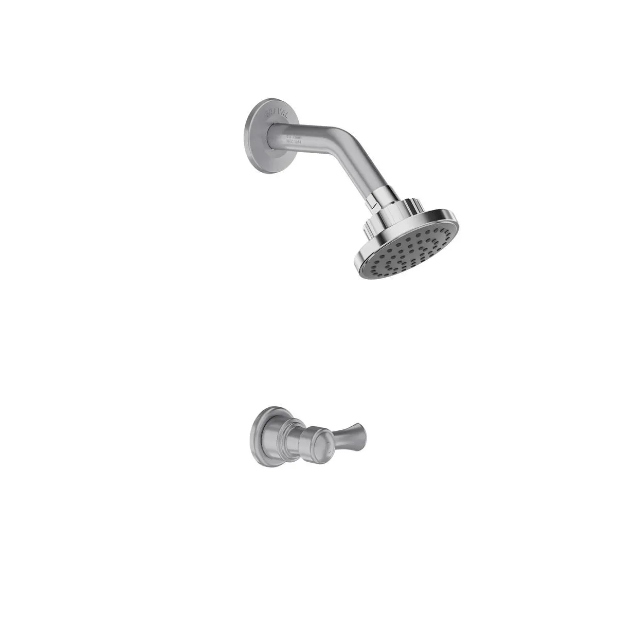 Ducha Ultra Ahorradora Balta sencilla palanca pro con Regadera Dalia gris perlado