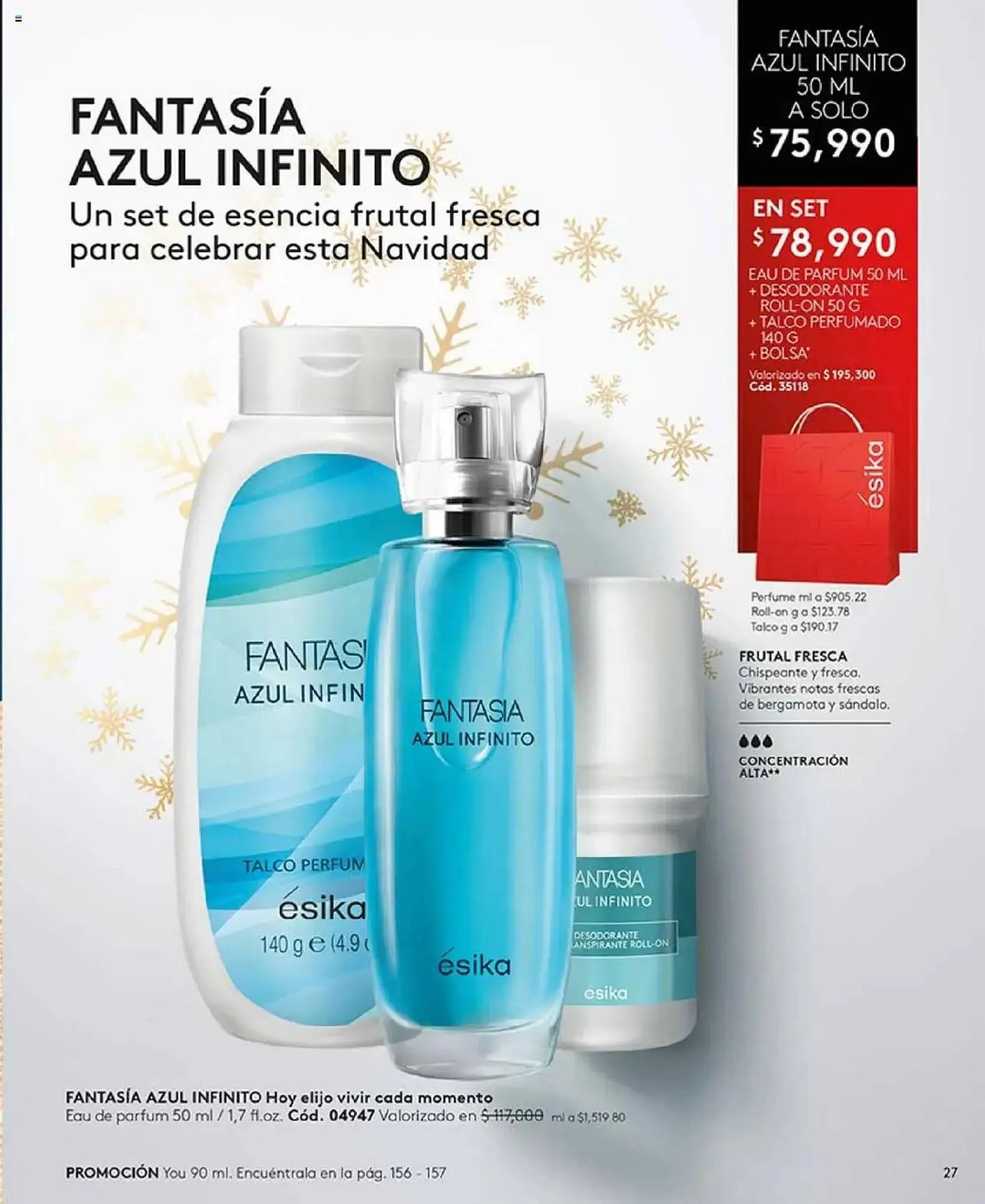 Catalogo de Catálogo Ésika 14 de octubre al 31 de diciembre 2025 - Pag 27