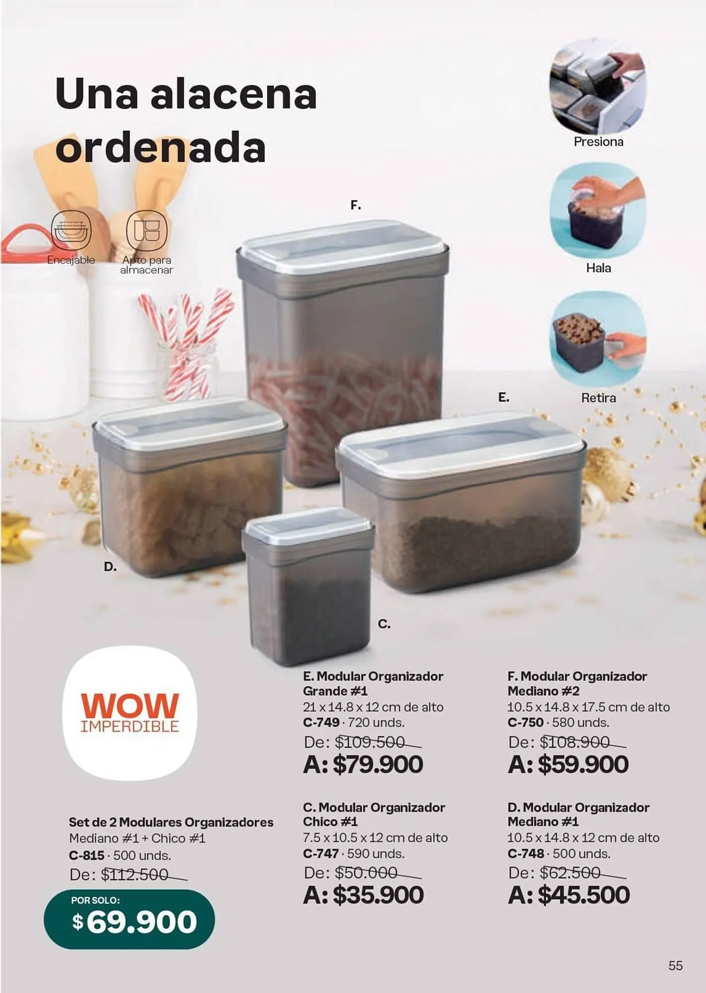 Catalogo de Catálogo Tupperware 19 de noviembre al 31 de diciembre 2024 - Pag 55