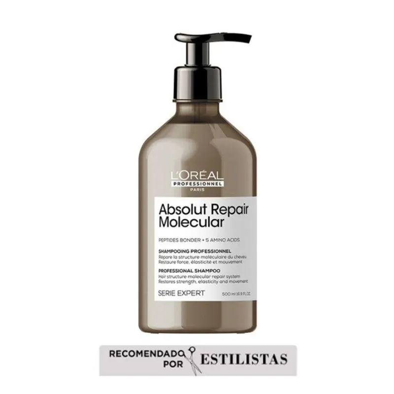 Shampoo reparador Absolut Repair Molecular - Loreal Professionnel