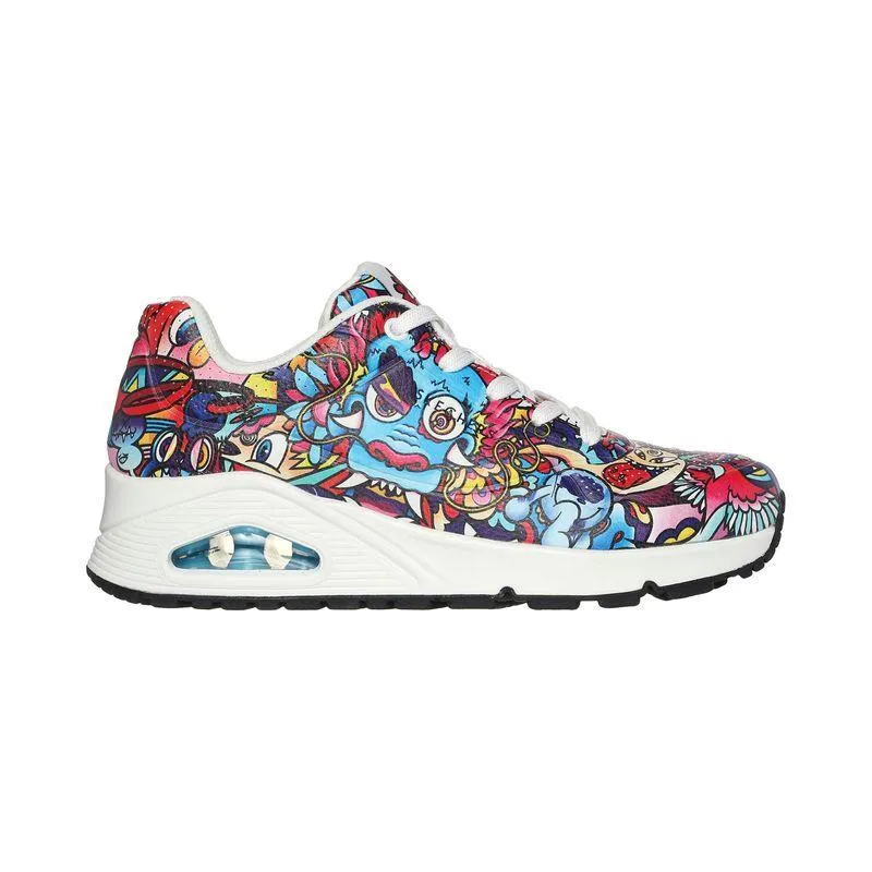 Zapato Mujer Skechers Uno-Colordoodle