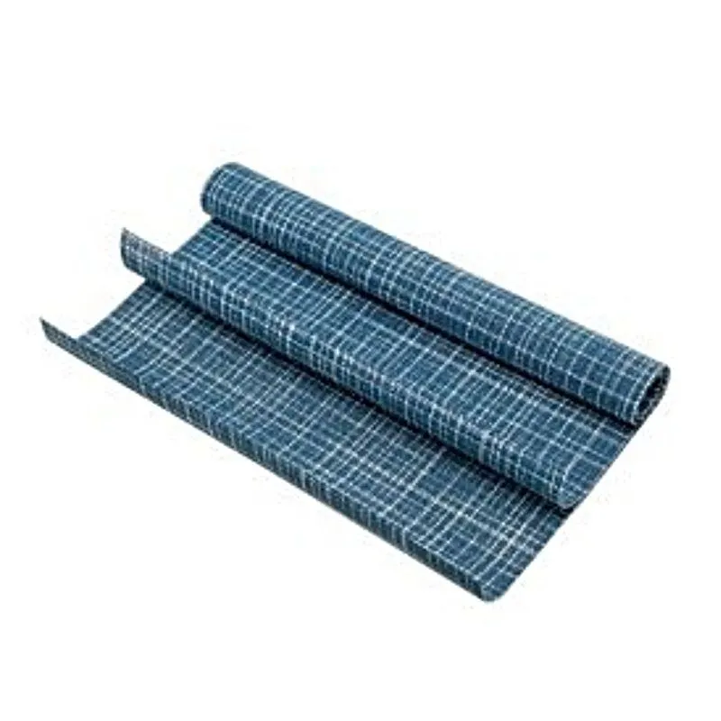 Mantel Individual Tipo Calado Mixto 2 Pzas, Azul