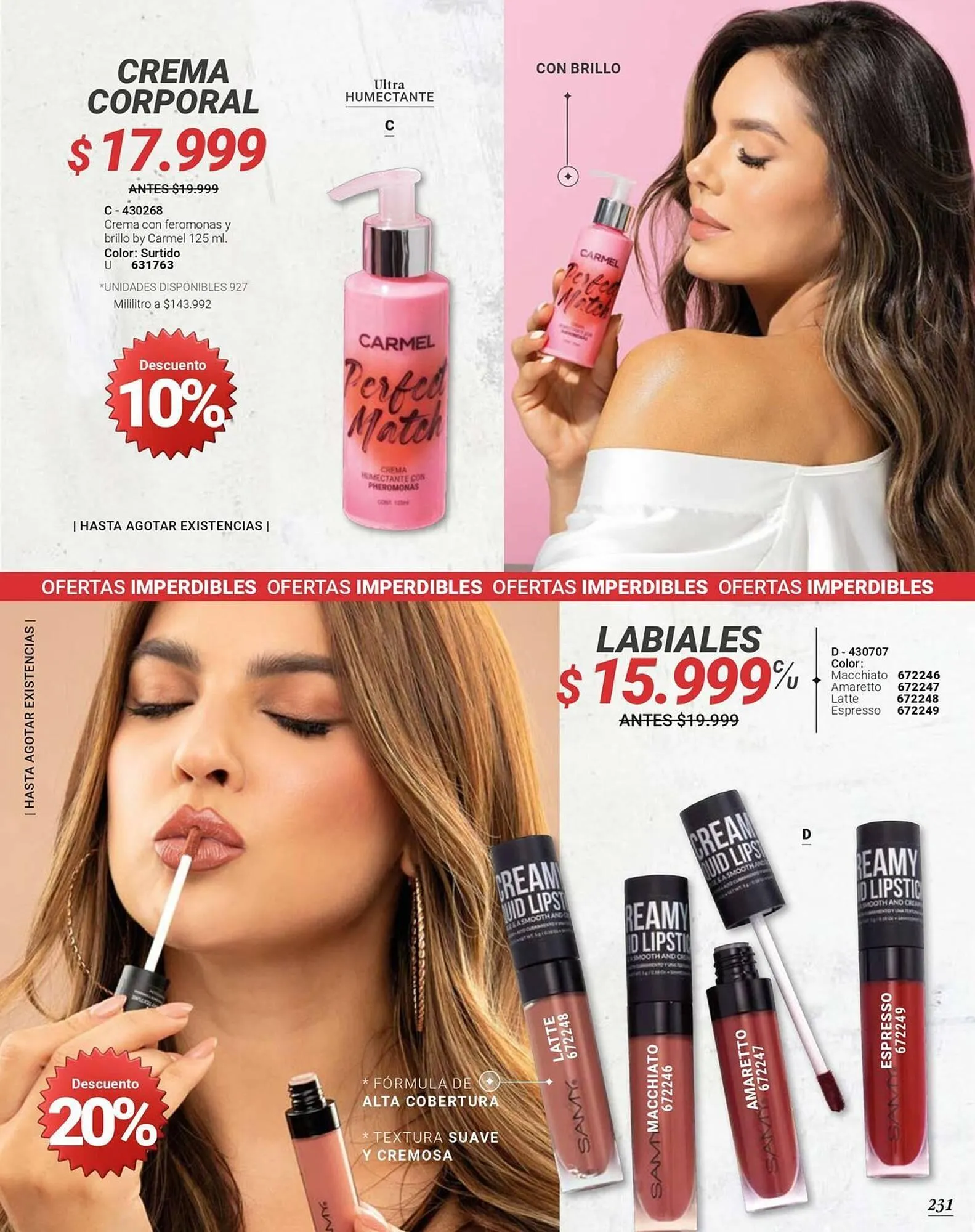 Catalogo de Catálogo Carmel 9 de octubre al 31 de diciembre 2025 - Pag 233