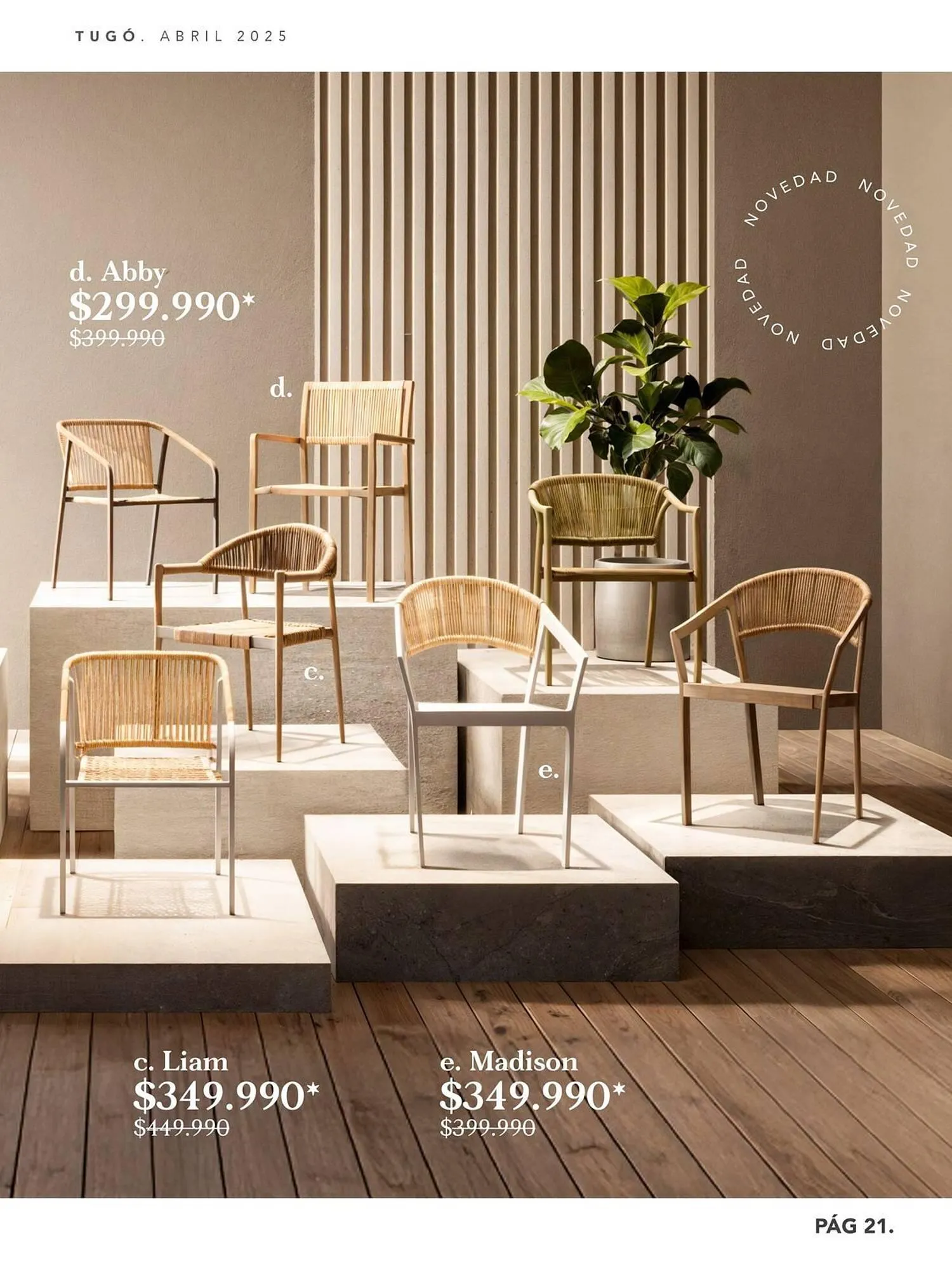 Catalogo de Catálogo Tugó 8 de abril al 30 de abril 2025 - Pag 21