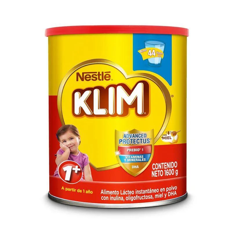 Alimento Lacteo Klim 1+ Dha Lata X 1600 Gr