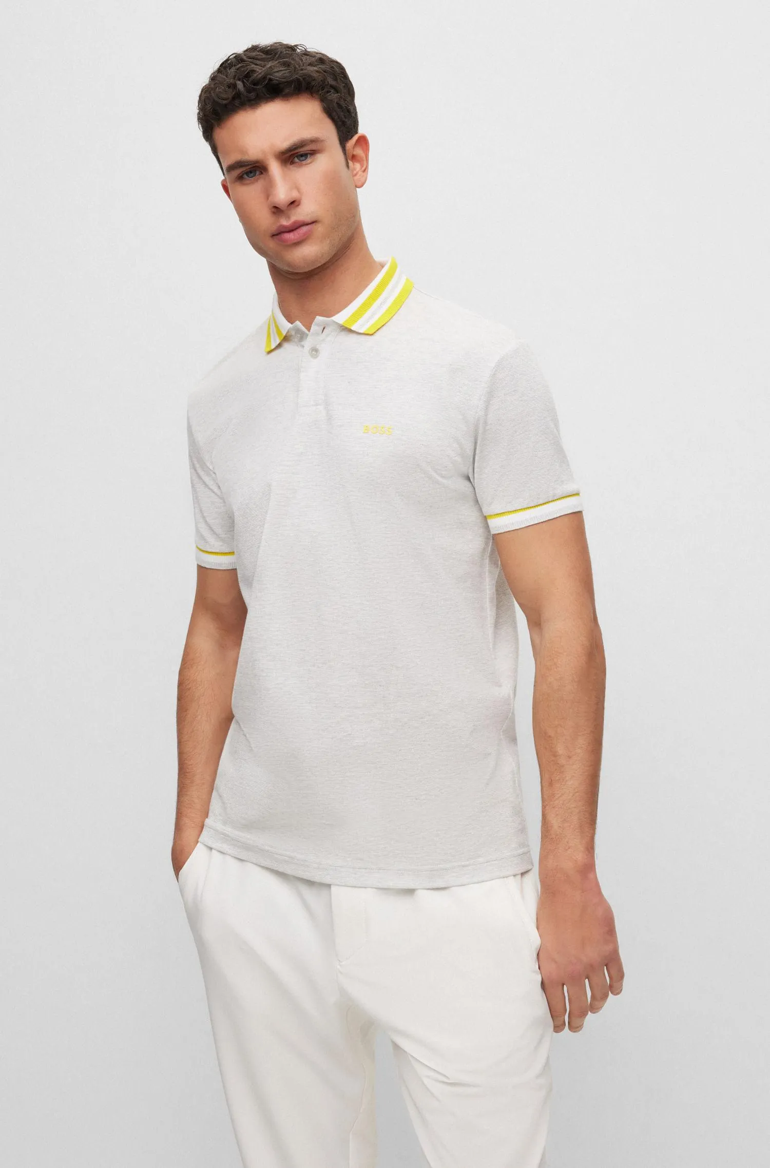 Polo Regular Fit De Algodón Hombre