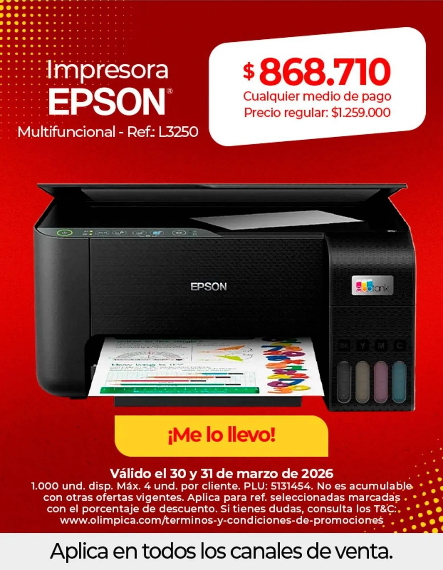 Catalogo de Catálogo Olímpica 30 de marzo al 31 de marzo 2026 - Pag 1