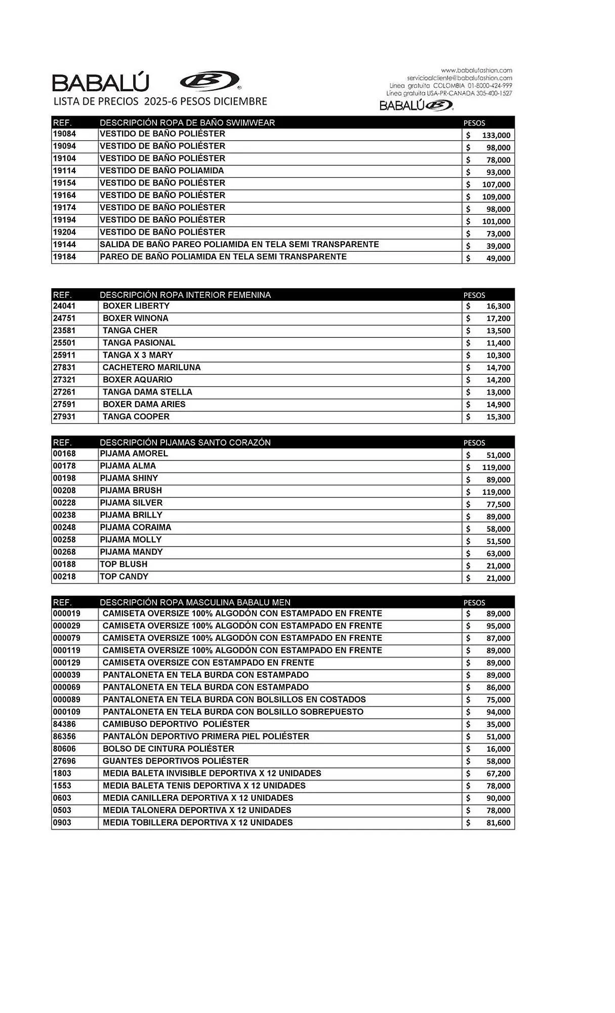 Catalogo de Catálogo Babalú Fashion 1 de diciembre al 31 de diciembre 2025 - Pag 2