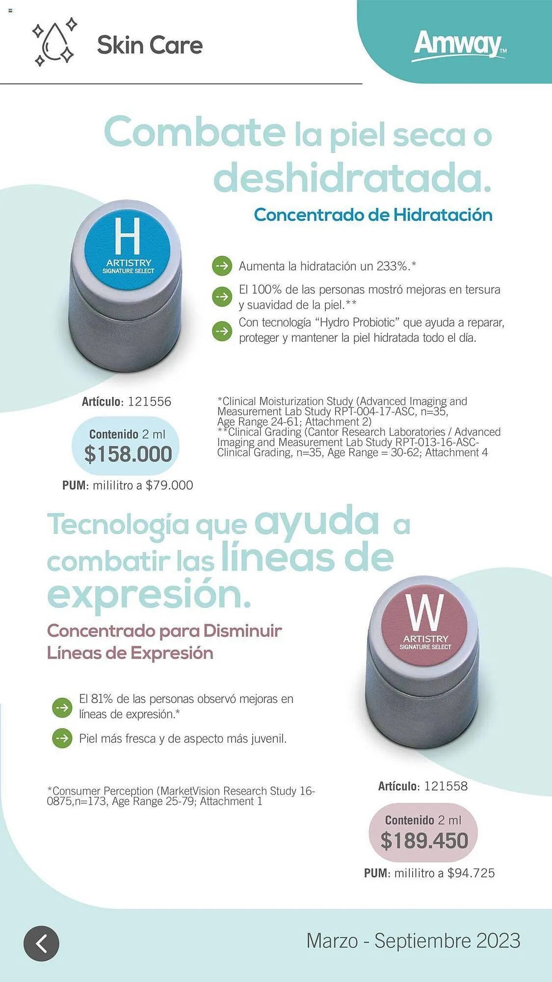 Catalogo de Catálogo Amway 31 de marzo al 1 de septiembre 2023 - Pag 43
