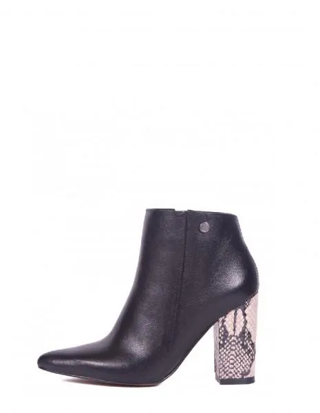 Botines Stivali Marsa Cuero X Folia Negro