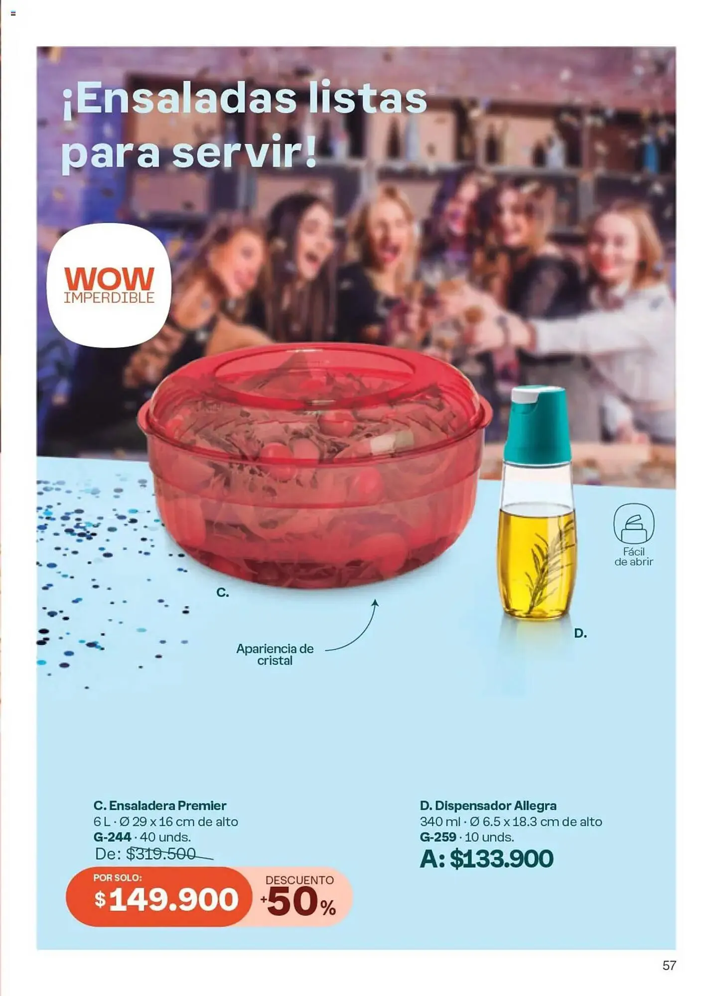 Catalogo de Catálogo Tupperware 29 de noviembre al 26 de diciembre 2024 - Pag 57