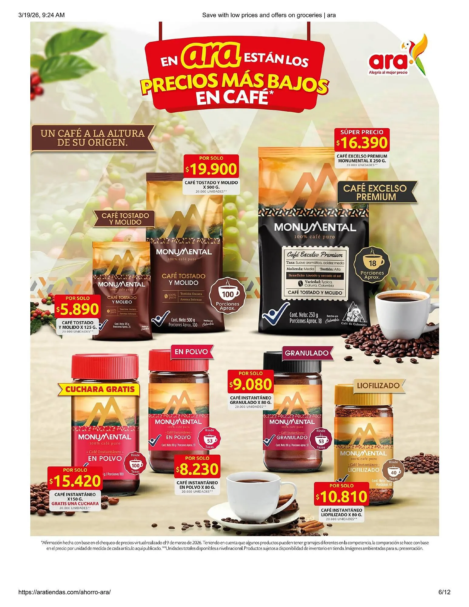 Catalogo de Catálogo Ara 19 de marzo al 10 de abril 2026 - Pag 6