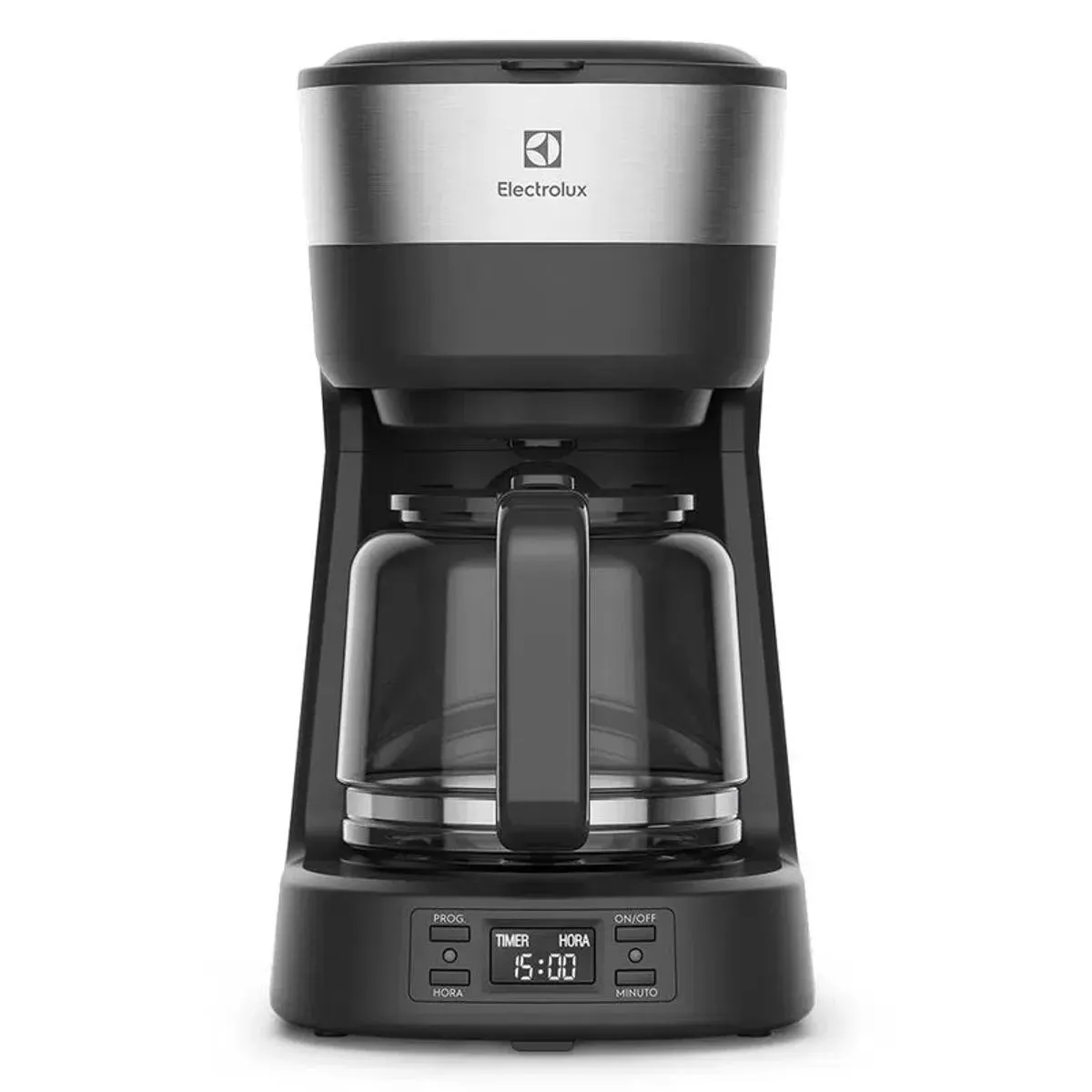 Cafetera Eléctrica Electrolux 1,2L 30 Tazas Programable Negra ECM25