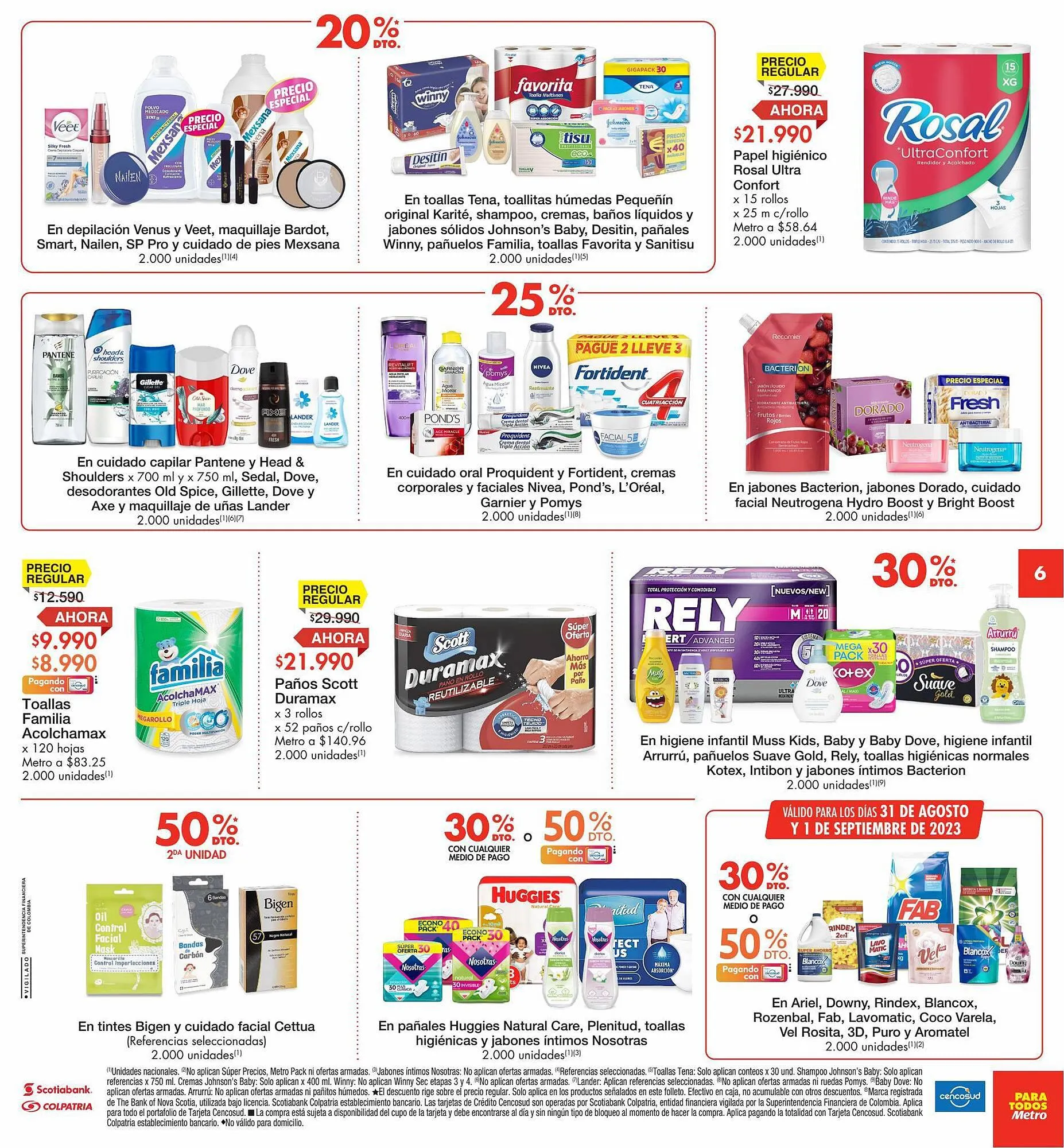 Catalogo de Catálogo Metro 31 de agosto al 3 de septiembre 2023 - Pag 6