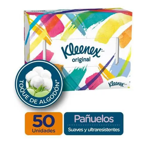 Panuelos Kleenex Clasico Caja X 50 Und