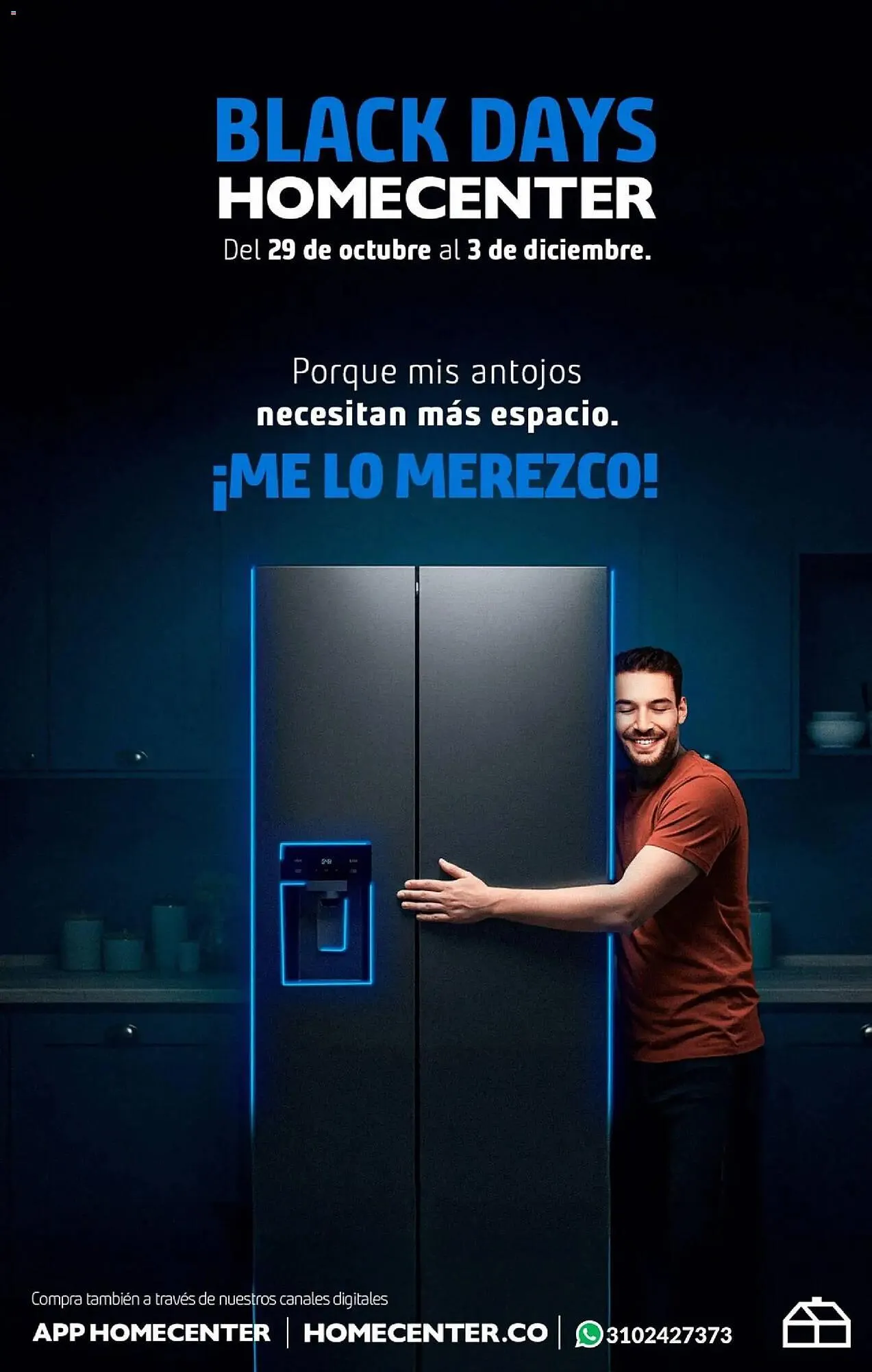 Catalogo de Catálogo Homecenter 29 de octubre al 3 de diciembre 2025 - Pag 1