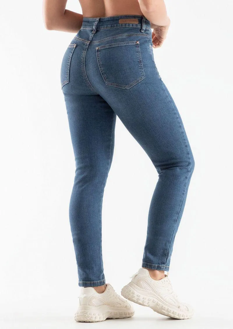 Jean vaquero tiro alto