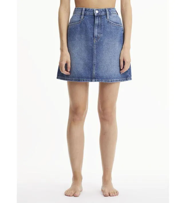 Minifalda Denim Mujer Azul Calvin Klein
