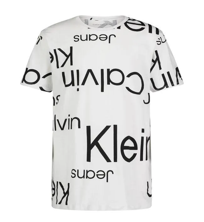 Camiseta Blanco Con Monograma Para Niño