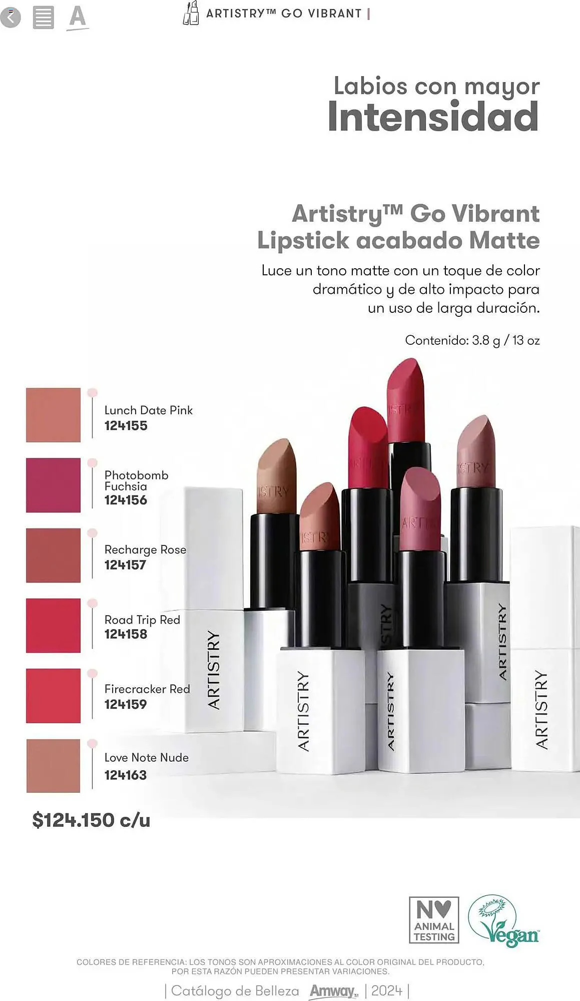 Catalogo de Catálogo Amway 17 de noviembre al 18 de enero 2025 - Pag 82