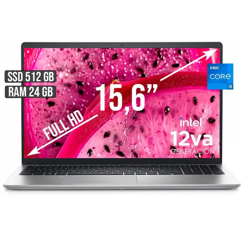 PORTATIL DELL INSPIRON INTEL CORE I5-1235U SSD 512GB RAM 24GB LED 15,6 FHD