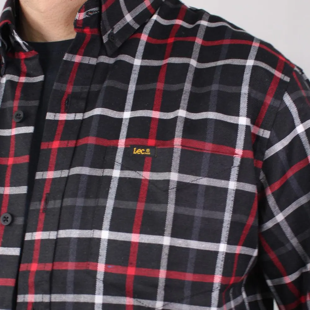 CAMISA CLÁSICA HOMBRE CUADROS LEC LEE - NEGRO