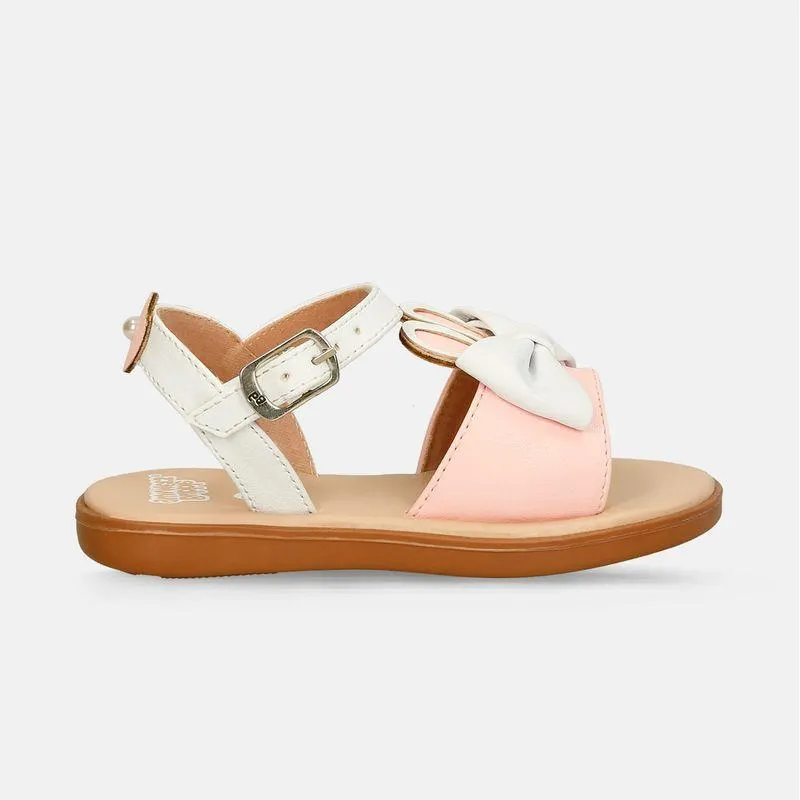 Sandialias Blanco-Rosado Bubblegummers Salma Niña