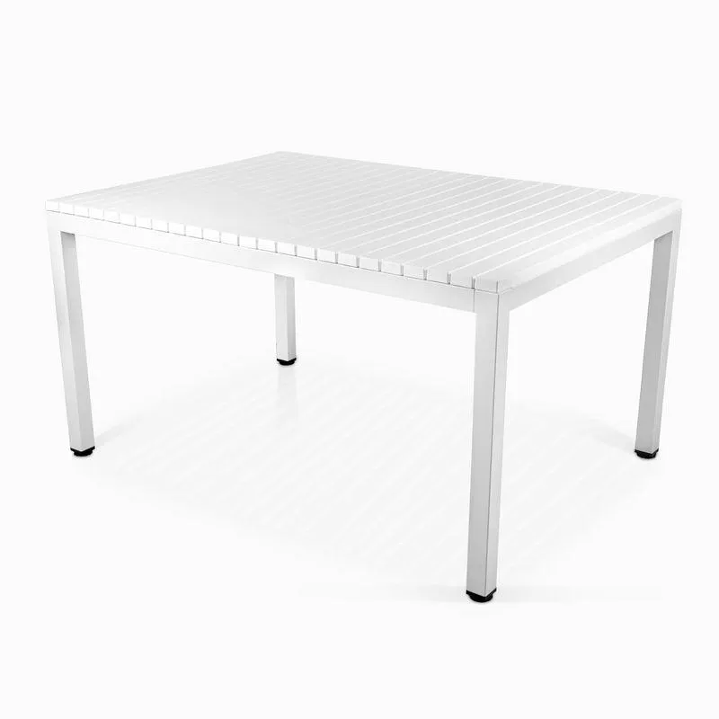 Mesa en aluminio exterior 75x140x100