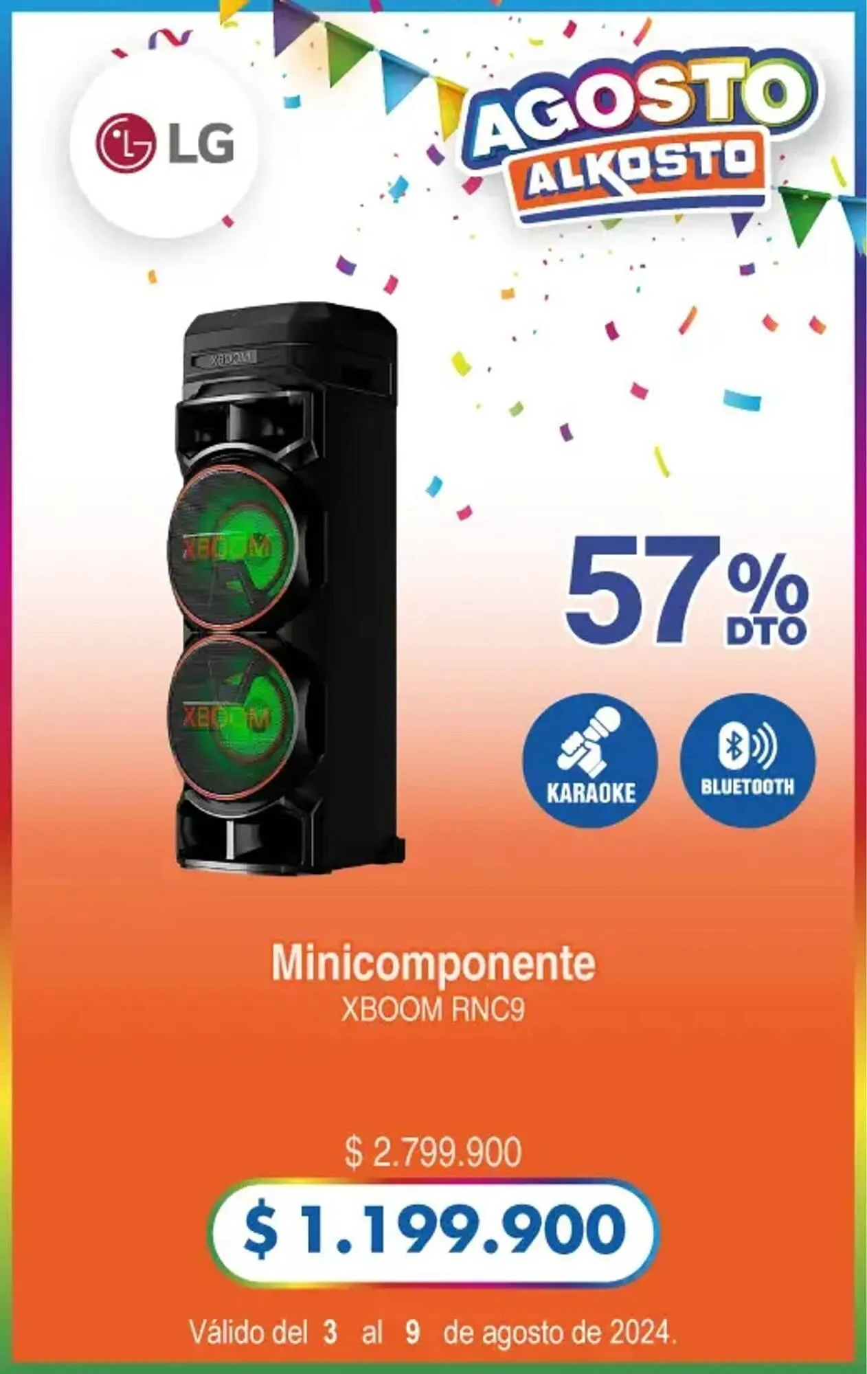 Catalogo de Catálogo Alkosto 9 de agosto al 23 de agosto 2024 - Pag 17