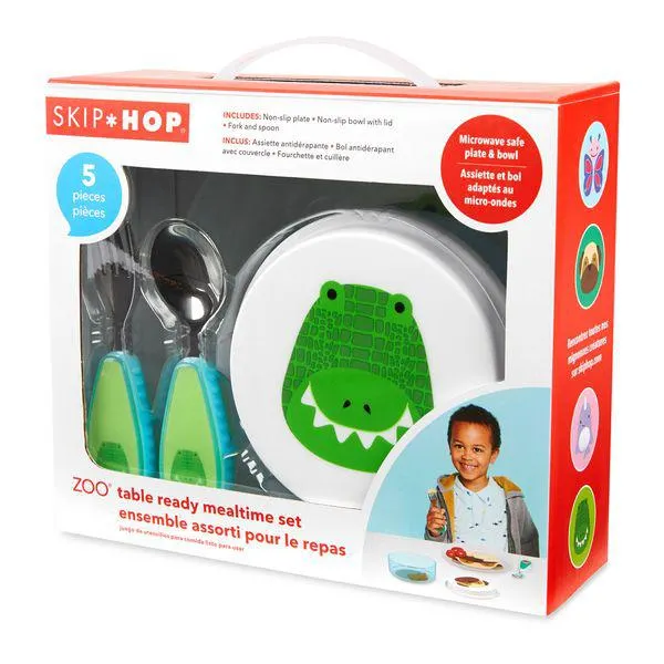 Set Cubiertos y Platos Cocodrilo - Skip Hop