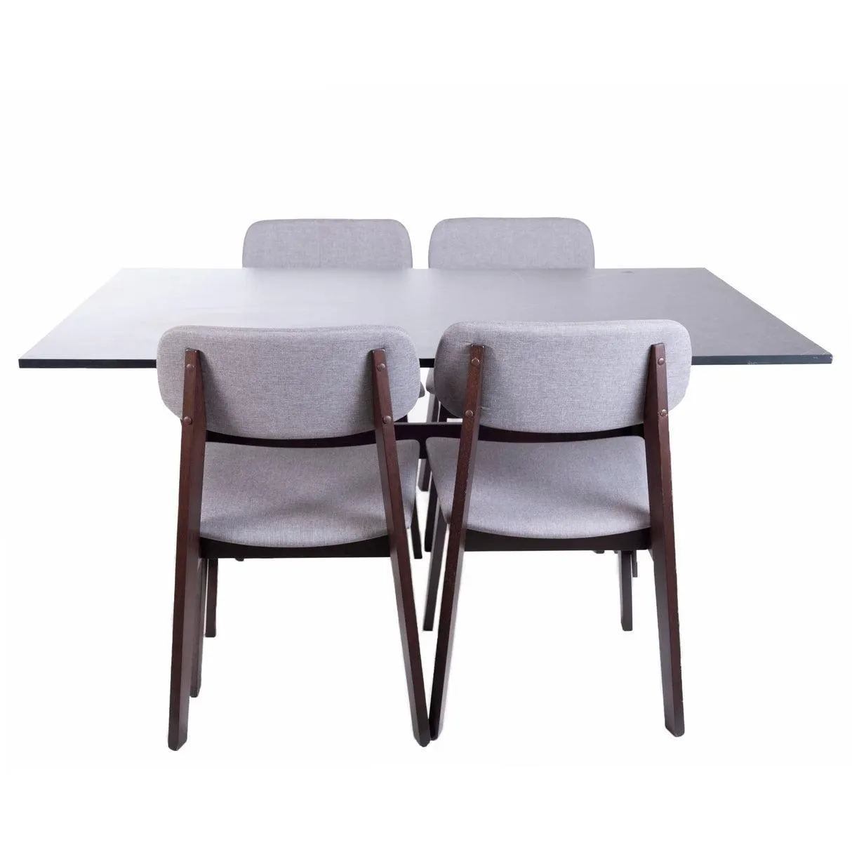 Comedor Edunio 4P GR Sillas Camel