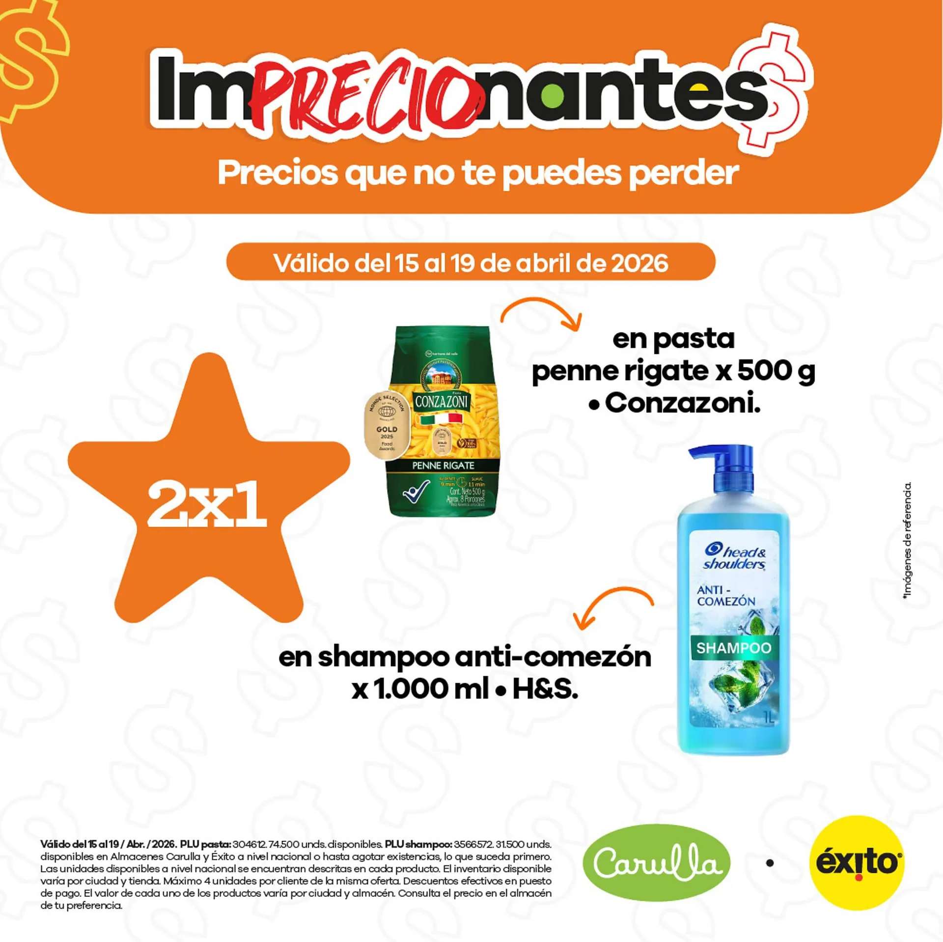 Catalogo de Catálogo Carulla 15 de abril al 19 de abril 2026 - Pag 1