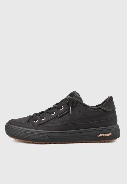 Tenis Lifestyle Negro-Marrón SKECHERS Arch Fit Arcade