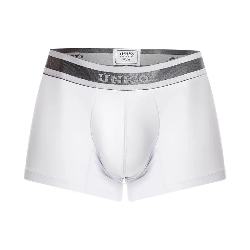 BOXER CORTO LUSTRE M22 BLANCO