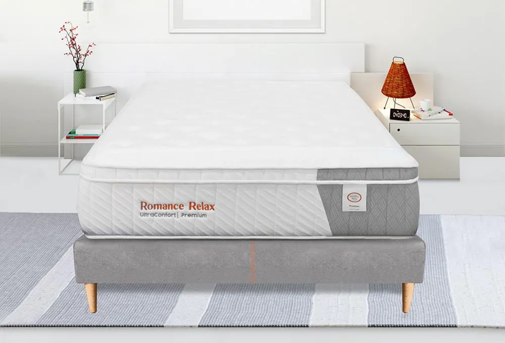 Combo Colchón Ultra Confort Premium + Base Cama Memphis