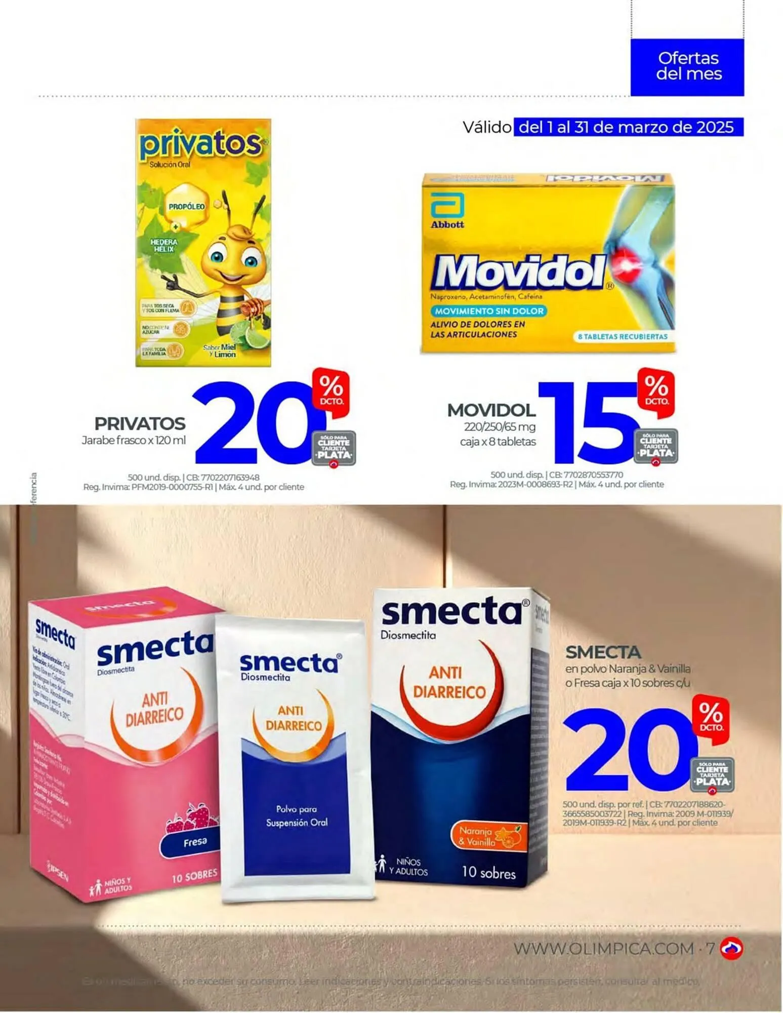 Catalogo de Catálogo Olímpica 6 de marzo al 31 de marzo 2025 - Pag 7