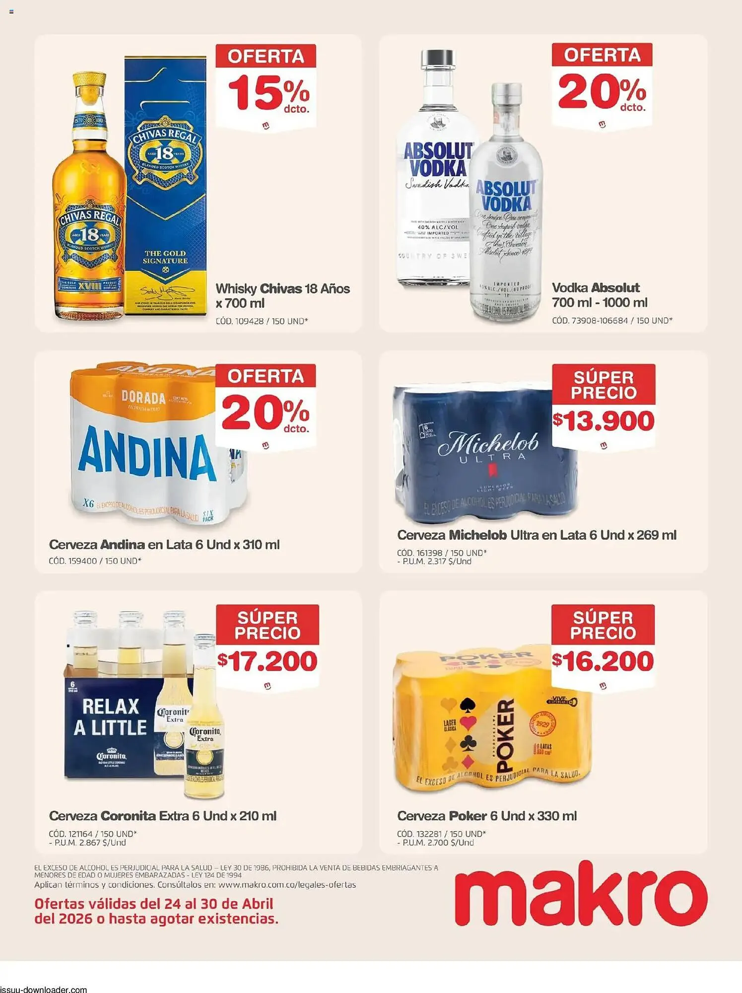 Catalogo de Catálogo Makro 24 de abril al 30 de abril 2026 - Pag 23