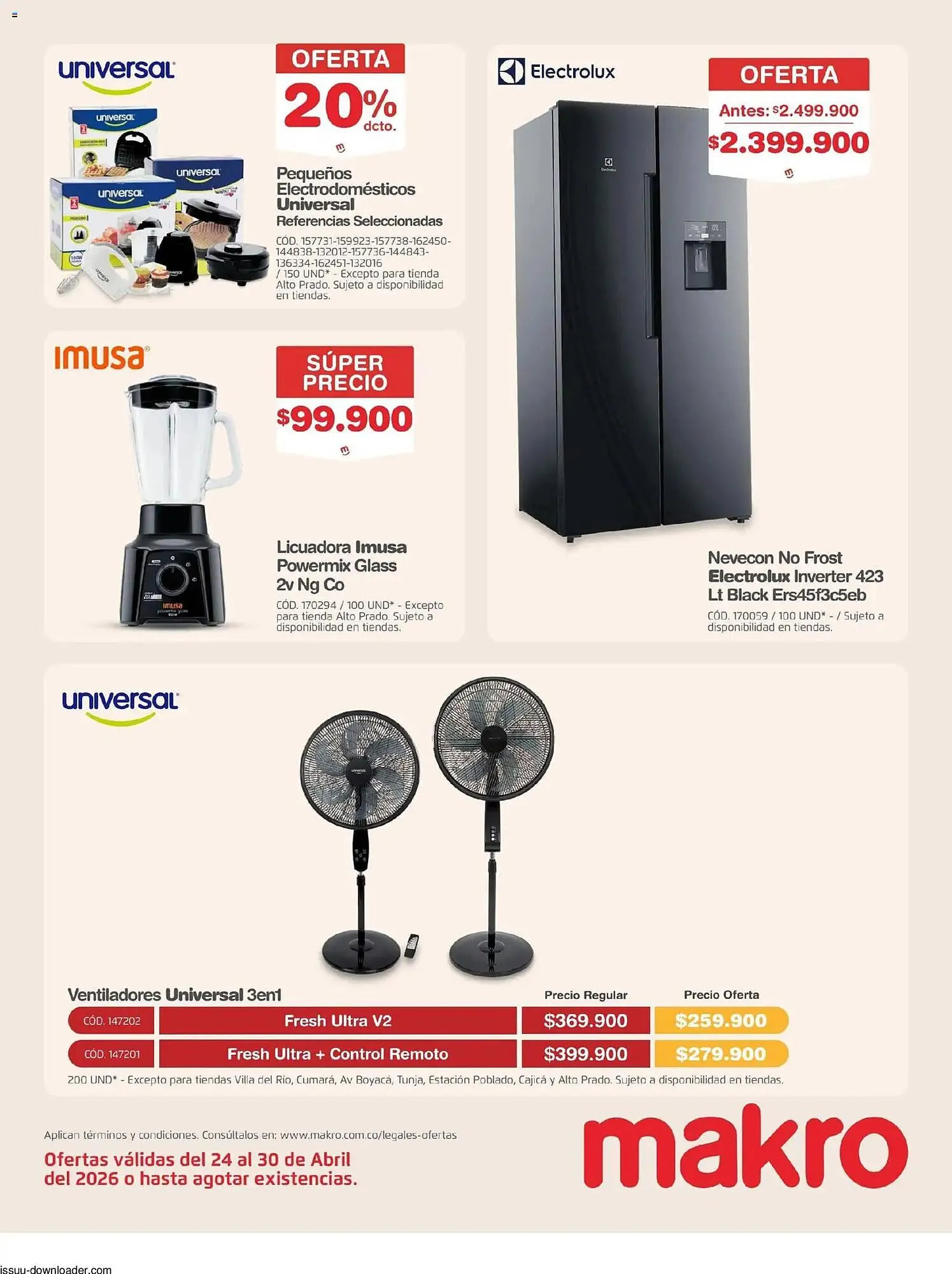 Catalogo de Catálogo Makro 24 de abril al 30 de abril 2026 - Pag 30