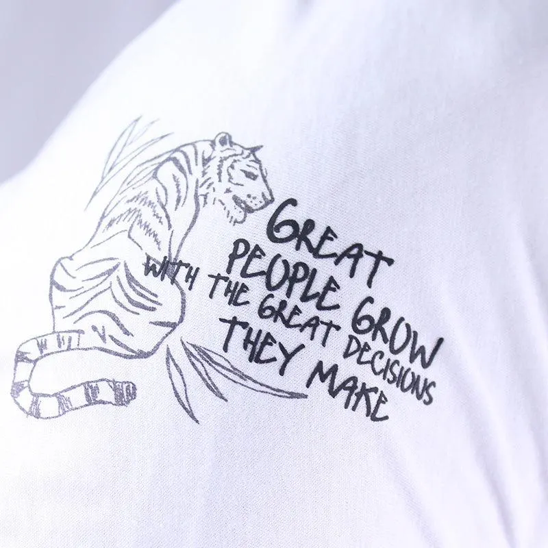 Camiseta estampada para Hombre Lec Lee Blanca