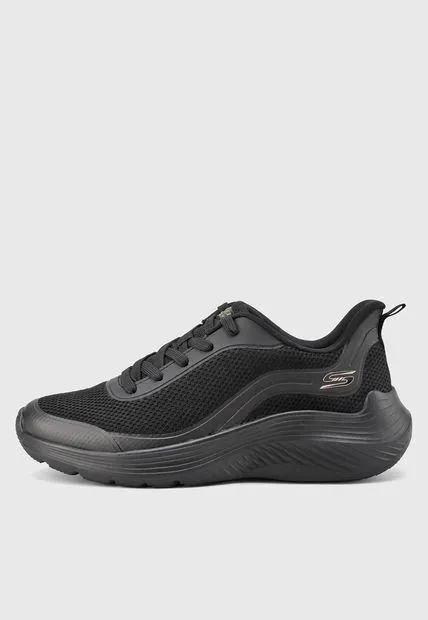 Tenis SKECHERS BOBS Sport Squad Waves Negro